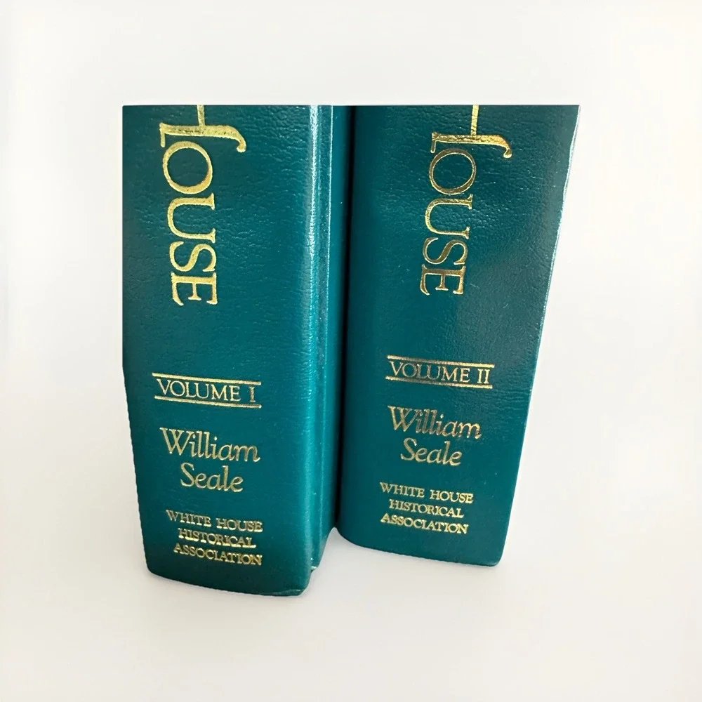 President S House William‎ Seale Two Volume Box Set 1986 1st Edition